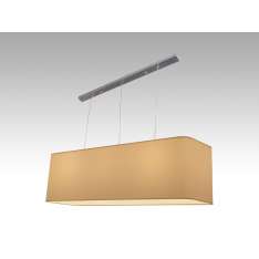 Lampa wisząca Saragossa III - 1 2410 hotelowa abażur kremowy