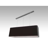 Lampa wisząca Saragossa III - 11 2427 hotelowa abażur czarny