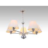 Lampa wisząca Berlin V - 1 2502 hotelowa abażur kremowy