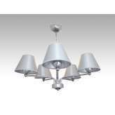 Lampa wisząca Berlin V - 12 2519 hotelowa abażur aluminium