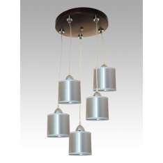 Lampa wisząca Luzon V - 12 2656 hotelowa abażur aluminium
