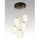 Lampa wisząca Luzon V - 36 2663 hotelowa abażur biały
