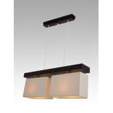 Lampa wisząca Majorka II - 1 2670 hotelowa abażur kremowy