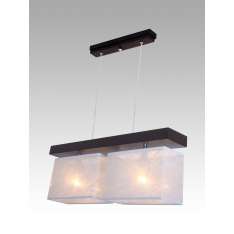 Lampa wisząca Majorka II - 5 2700 hotelowa abażur srebrne nitki