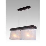 Lampa wisząca Majorka II - 5 2700 hotelowa abażur srebrne nitki