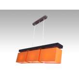 Lampa wisząca Majorka III - 8 2847 hotelowa abażur pomarańczowy