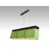 Lampa wisząca Majorka III - 10 2854 hotelowa abażur zielony