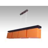 Lampa wisząca Majorka IV - 8 2977 hotelowa abażur pomarańczowy