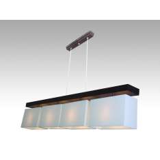 Lampa wisząca Majorka IV - 36 3035 hotelowa abażur biały