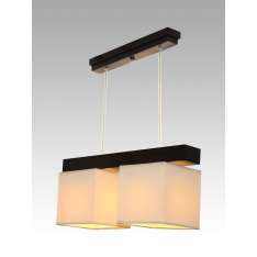 Lampa wisząca Santiago II - 1 3066 hotelowa abażur kremowy