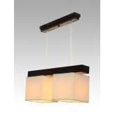 Lampa wisząca Santiago II - 1 3066 hotelowa abażur kremowy