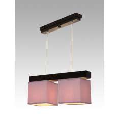 Lampa wisząca Santiago II - 17 3158 hotelowa abażur fioletowy