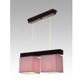 Lampa wisząca Santiago II - 17 3158 hotelowa abażur fioletowy