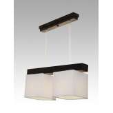 Lampa wisząca Santiago II - 36 3165 hotelowa abażur biały