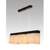 Lampa wisząca Santiago III - 1 3196 hotelowa abażur kremowy