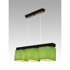 Lampa wisząca Santiago III - 10 3240 hotelowa abażur zielony