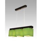 Lampa wisząca Santiago III - 10 3240 hotelowa abażur zielony