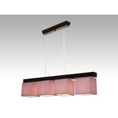 Lampa wisząca Santiago IV - 17 3417 hotelowa abażur fioletowy