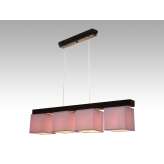 Lampa wisząca Santiago IV - 17 3417 hotelowa abażur fioletowy