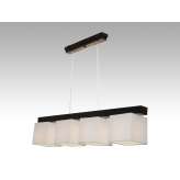 Lampa wisząca Santiago IV - 36 3424 hotelowa abażur biały