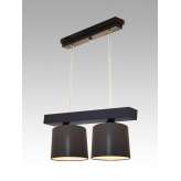 Lampa wisząca Jawa II - 16 3530 hotelowa abażur brązowy