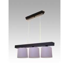 Lampa wisząca Jawa III - 17 3670 hotelowa abażur fioletowy