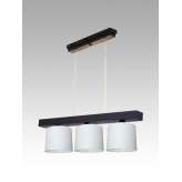 Lampa wisząca Jawa III - 36 3684 hotelowa abażur biały