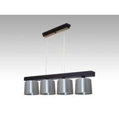 Lampa wisząca Jawa IV - 12 3776 hotelowa abażur aluminium