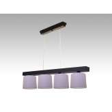 Lampa wisząca Jawa IV - 17 3806 hotelowa abażur fioletowy