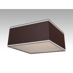 Plafon Werona 52 8672 hotelowy abażur brązowy | aluminiowe pasy