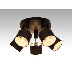 Plafon Sycylia IV - 16 7286 hotelowy abażur brązowy