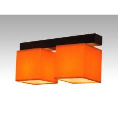 Plafon Vigo II - 8 7545 hotelowy abażur pomarańczowy