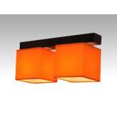 Plafon Vigo II - 8 7545 hotelowy abażur pomarańczowy