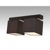 Plafon Vigo II - 16 7583 hotelowy abażur brązowy