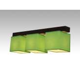 Plafon Vigo III - 10 7682 hotelowy abażur zielony