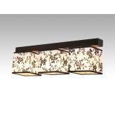 Plafon Vigo III - 13 7705 hotelowy abażur biały z czarnym wzorem