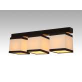 Plafon Vigo III - 51 7743 hotelowy abażur kremowy z brązowymi paskami