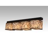 Plafon Vigo IV - 2 7774 hotelowy abażur beżowy z czarnym wzorem