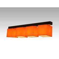 Plafon Vigo IV - 8 7804 hotelowy abażur pomarańczowy