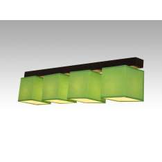 Plafon Vigo IV - 10 7811 hotelowy abażur zielony