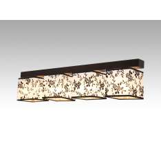 Plafon Vigo IV - 13 7835 hotelowy abażur biały z czarnym wzorem