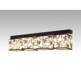 Plafon Vigo IV - 13 7835 hotelowy abażur biały z czarnym wzorem