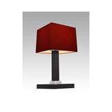 Lampa stołowa Nicea 4 4360 hotelowa abażur bordowy