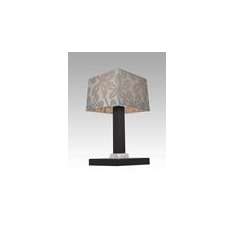 Lampa stołowa Nicea 9 4391 hotelowa abażur szary z szarym wzorem