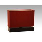 Lampa stołowa Orlando 4 4490 hotelowa abażur bordowy