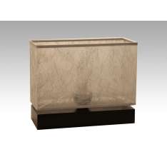 Lampa stołowa Orlando 5 4506 hotelowa abażur srebrne nitki