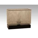 Lampa stołowa Orlando 5 4506 hotelowa abażur srebrne nitki