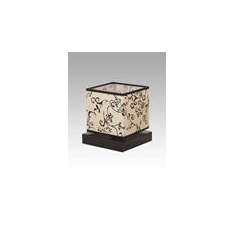 Lampa stołowa Haga 2 4742 hotelowa abażur beżowy z czarnym wzorem