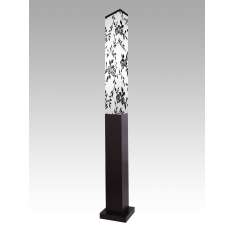 Lampa podłogowa Neapol 13 5350 hotelowa abażur biały z czarnym wzorem