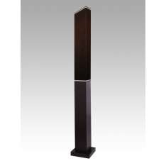 Lampa podłogowa Neapol 52 5404 hotelowa abażur brązowy | aluminiowe paski